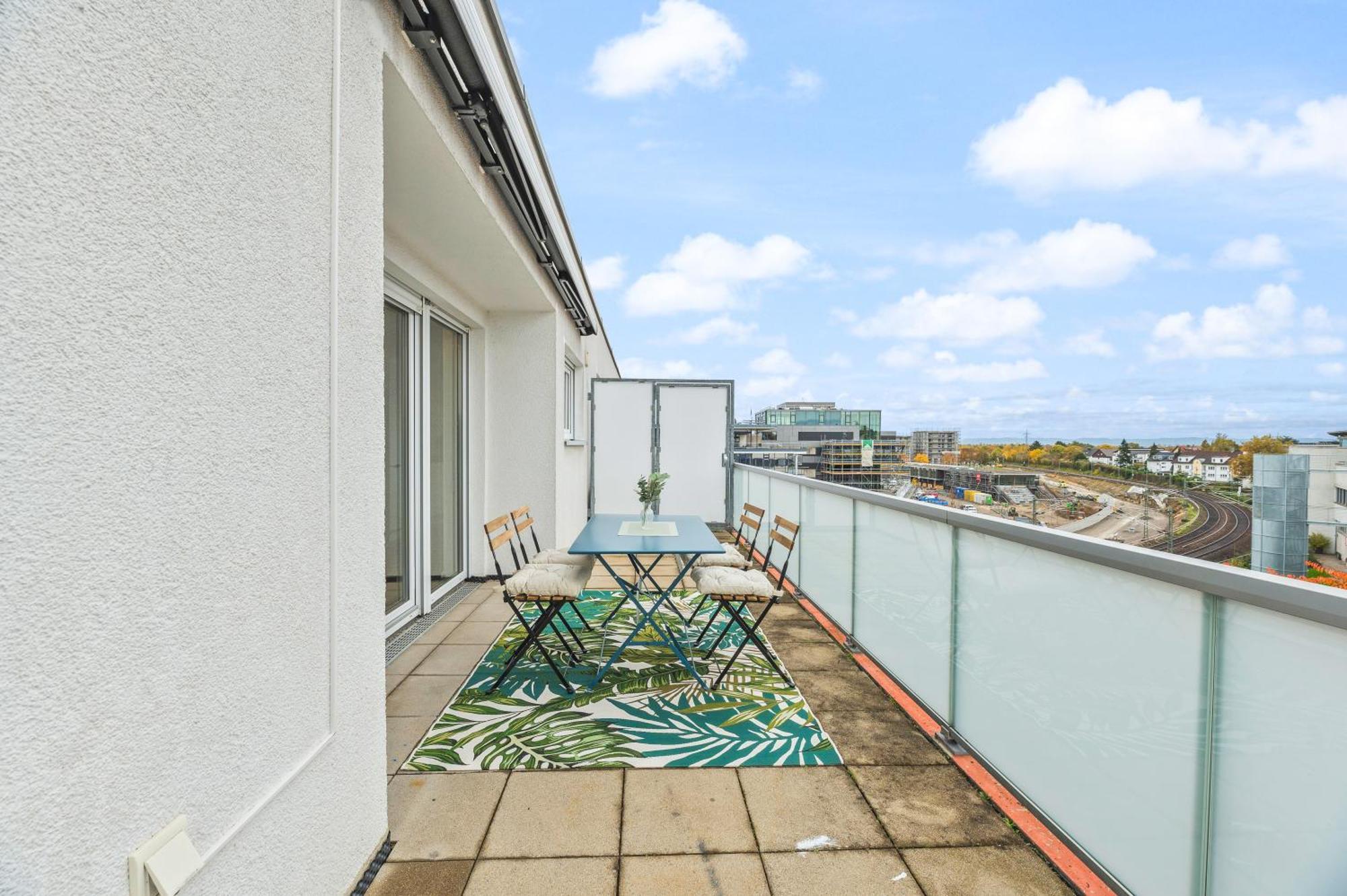 Design-Apartment - Kueche - Dachterrasse - Zentral Leinfelden-Echterdingen Ngoại thất bức ảnh